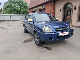 2008 Hyundai Tucson I, синий, 490000 рублей, вид 4