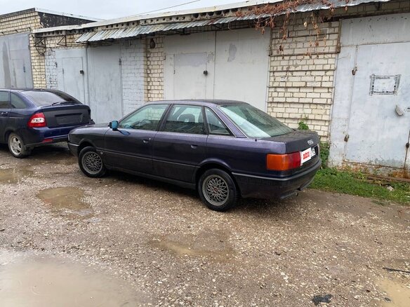 1991 Audi 80 IV (B3), фиолетовый - вид 4