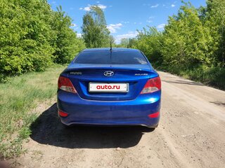 2014 Hyundai Solaris I, синий, 590000 рублей, вид 3