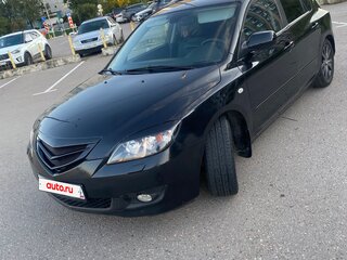 2007 Mazda 3 I (BK) Рестайлинг, чёрный, 500000 рублей, вид 1
