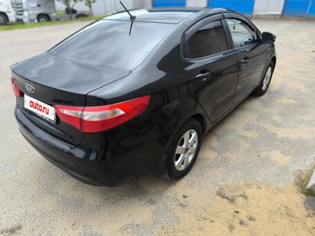 2012 Kia Rio 4-speed III, чёрный, 800000 рублей, вид 5