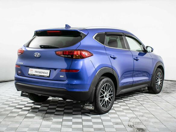 2018 Hyundai Tucson III Рестайлинг, синий, 1549000 рублей - вид 4