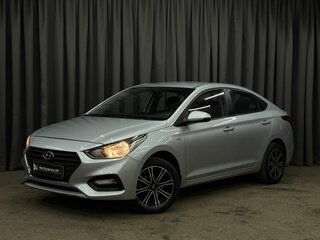 2017 Hyundai Solaris II, серебристый, 1199900 рублей, вид 1