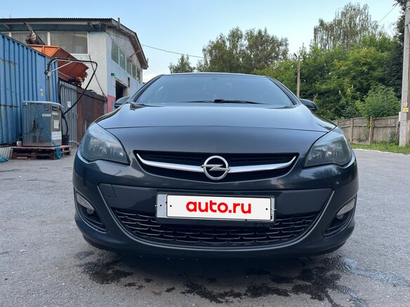 2014 Opel Astra J Рестайлинг, чёрный, 860000 рублей