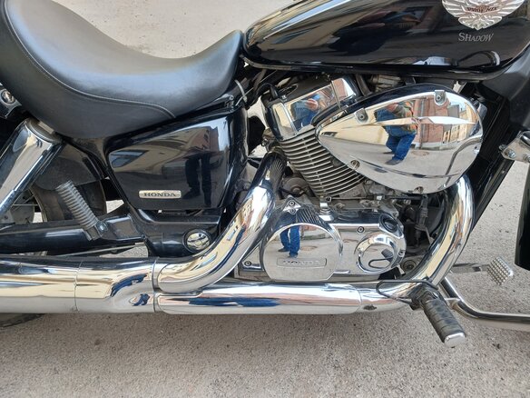 2006 Honda Shadow 750, чёрный, 620000 рублей - вид 5