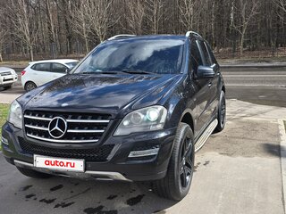 2011 Mercedes-Benz M-Класс 350 II (W164) Рестайлинг, чёрный, 1800000 рублей, вид 2