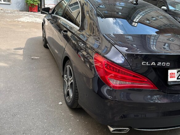 2015 Mercedes-Benz CLA 200 I (C117, X117), фиолетовый, 1750000 рублей - вид 1