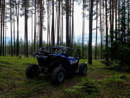 2025 BRP Can-Am Maverick X3 X RS Turbo RR, синий, 3500000 рублей, вид 3