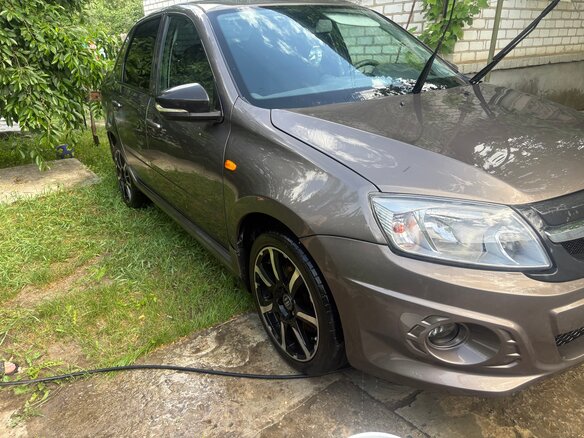 2014 Lada (ВАЗ) Granta Sport I, коричневый, 625000 рублей - вид 5