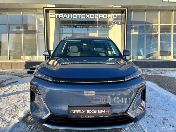 2026 Geely EX5 Гибрид EM-R, синий - вид 2