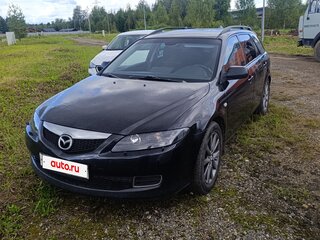 2005 Mazda 6 I (GG) Рестайлинг, чёрный, 430000 рублей, вид 1