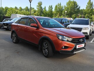 2021 Lada (ВАЗ) Vesta SW Cross I, оранжевый, 1200000 рублей, вид 4