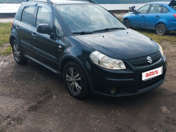 2007 Suzuki SX4 I (Classic), чёрный - вид 3