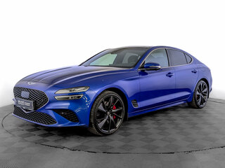 2022 Genesis G70 I Рестайлинг, синий, 4000000 рублей, вид 1