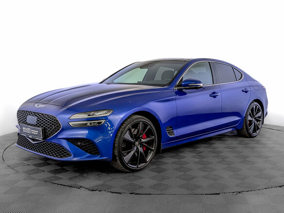 2022 Genesis G70 I Рестайлинг, синий, 4000000 рублей