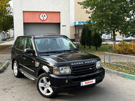 2007 Land Rover Range Rover Sport Supercharged I, чёрный, 975000 рублей, вид 2