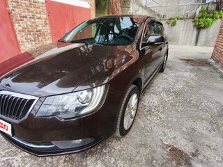 2014 Skoda Superb DSG II Рестайлинг, коричневый, 1490000 рублей, вид 2