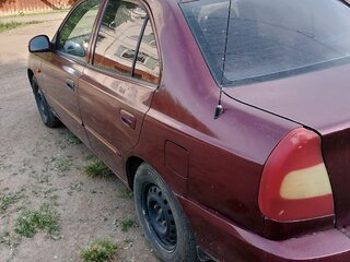 2008 Hyundai Accent ТагАЗ II, красный, 300000 рублей, вид 2