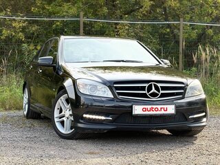 2011 Mercedes-Benz C-Класс 180 BlueEFFICIENCY III (W204), чёрный, 1100000 рублей, вид 3