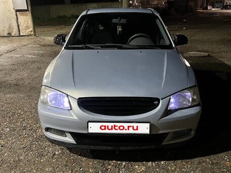 2008 Hyundai Accent ТагАЗ II, серый, 300000 рублей, вид 1