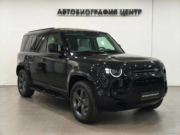 2026 Land Rover Defender 110 II, чёрный - вид 2