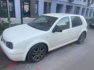 1999 Volkswagen Golf IV, белый, 245000 рублей, вид 5