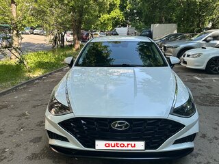 2019 Hyundai Sonata VIII (DN8), белый, 1850000 рублей, вид 2