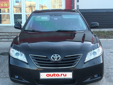 2008 Toyota Camry VI (XV40), чёрный, 900000 рублей, вид 3