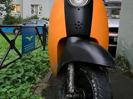 2007 Honda Crea Scoopy, оранжевый, 70000 рублей, вид 3