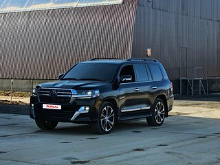 2020 Toyota Land Cruiser 200 Series Рестайлинг 2, чёрный, 7800000 рублей, вид 4