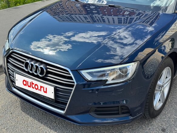 2016 Audi A3 III (8V) Рестайлинг, синий, 1840000 рублей - вид 20