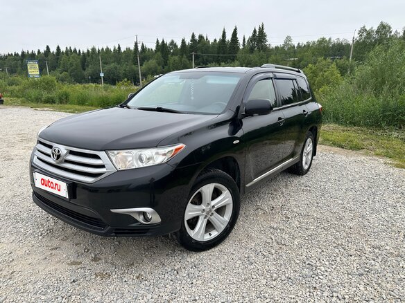 2013 Toyota Highlander II (XU40) Рестайлинг, чёрный, 1790000 рублей
