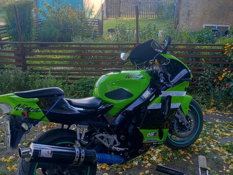 2002 Kawasaki ZX-7 Ninja, зелёный, 230000 рублей, вид 1