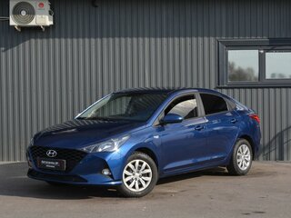 2021 Hyundai Solaris II Рестайлинг, синий, 1749888 рублей, вид 2
