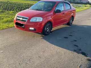 2007 Chevrolet Aveo I Рестайлинг, красный, 490000 рублей, вид 1