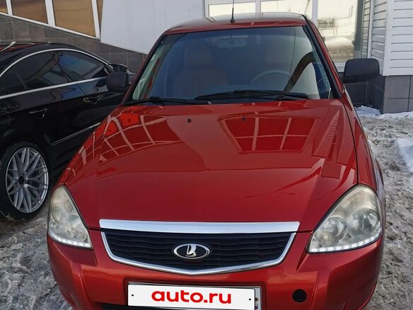 2017 Lada (ВАЗ) Priora I Рестайлинг, красный, 620000 рублей - вид 3