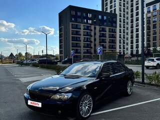 2005 BMW 7 серии 750i IV (E65/E66) Рестайлинг, чёрный, 1150000 рублей, вид 2