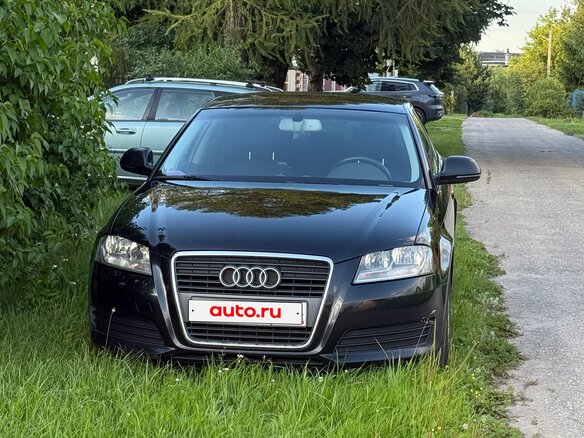 2009 Audi A3 II (8P) Рестайлинг 2, чёрный, 1150000 рублей - вид 1