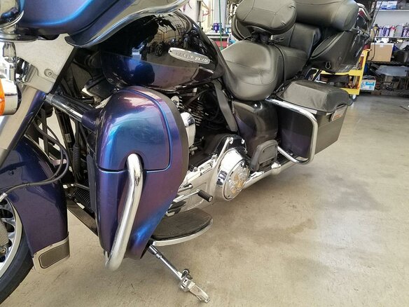 2010 Harley-Davidson Electra Glide, фиолетовый, 1177000 рублей - вид 3