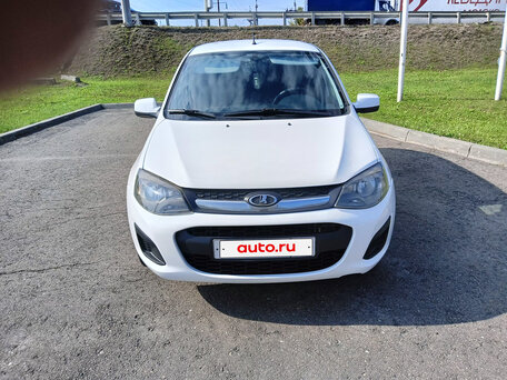 2014 Lada (ВАЗ) Kalina II, белый, 369000 рублей, вид 2