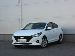 2020 Hyundai Solaris II Рестайлинг, белый, 1497000 рублей, вид 1
