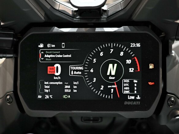 2022 Ducati Multistrada V4, серый - вид 8