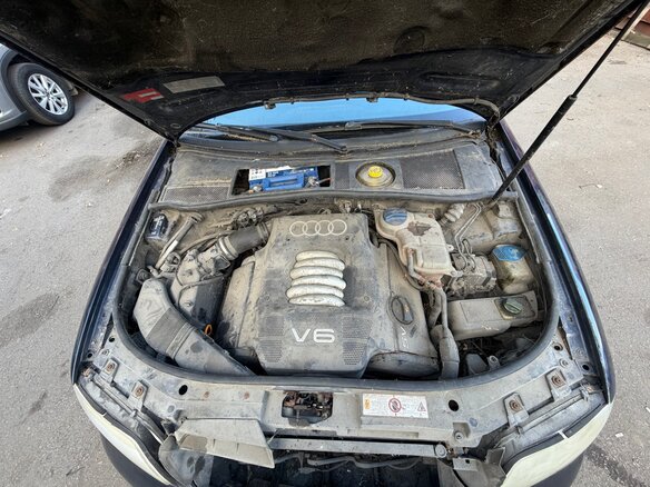 1998 Audi A6 II (C5), синий, 165000 рублей - вид 5