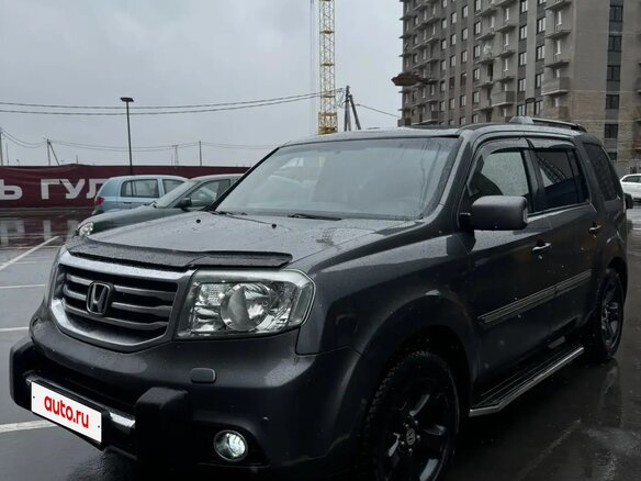 2011 Honda Pilot II Рестайлинг, серый, 1400000 рублей - вид 3