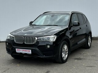 2014 BMW X3 28i xDrive II (F25) Рестайлинг, чёрный, 2070000 рублей, вид 1