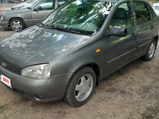 2007 Lada (ВАЗ) Kalina I, чёрный, 200000 рублей, вид 1