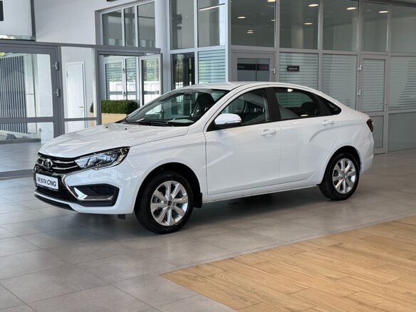 2026 Lada (ВАЗ) Vesta CNG I Рестайлинг (NG), белый, 2105000 рублей - вид 1