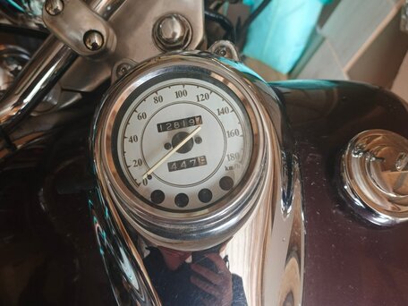 1999 Yamaha XVS400 Drag Star, коричневый, 300000 рублей, вид 4