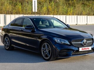2018 Mercedes-Benz C-Класс 200 IV (W205) Рестайлинг, синий, 2440000 рублей, вид 1
