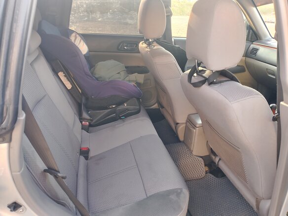 2003 Subaru Forester II, серебристый, 930000 рублей - вид 7
